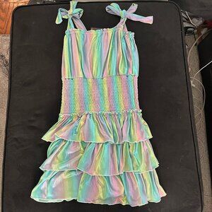 NWT Flowers by Zoe, Metallic Ombre Dress size XL